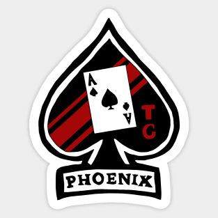 phoenix logo millitary green Sticker